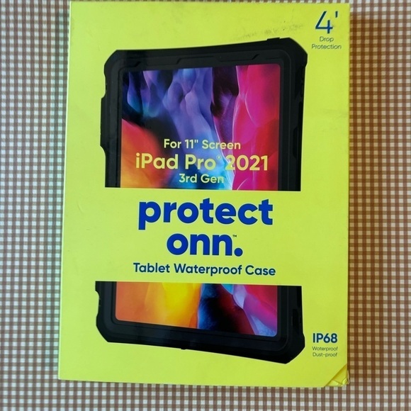 Protect onn Waterproof Tablet Case for iPad Pro 2021 3rd Gen 11" Screen. NEW - Picture 3 of 9